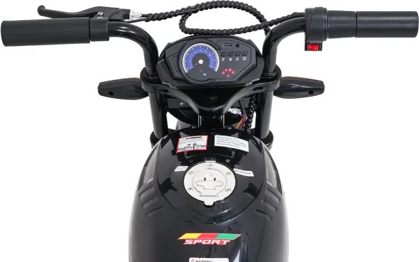 Elektrická motorka SUPERMOTO čierna