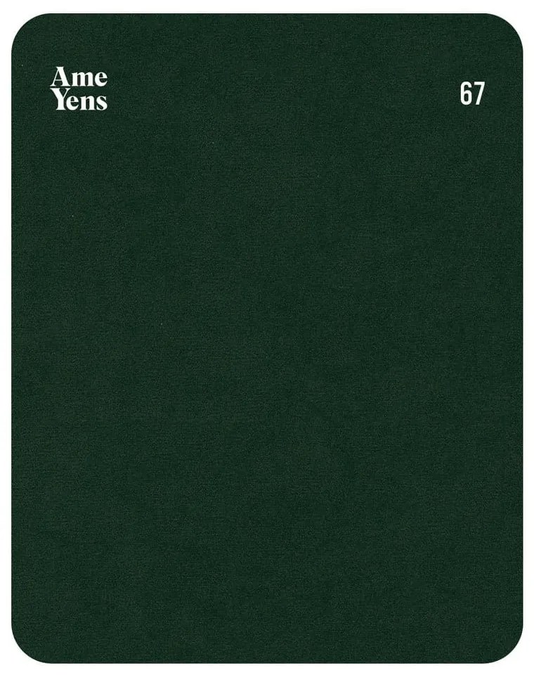 Tmavozelené zamatové relaxačné kreslo Kukumo – Ame Yens