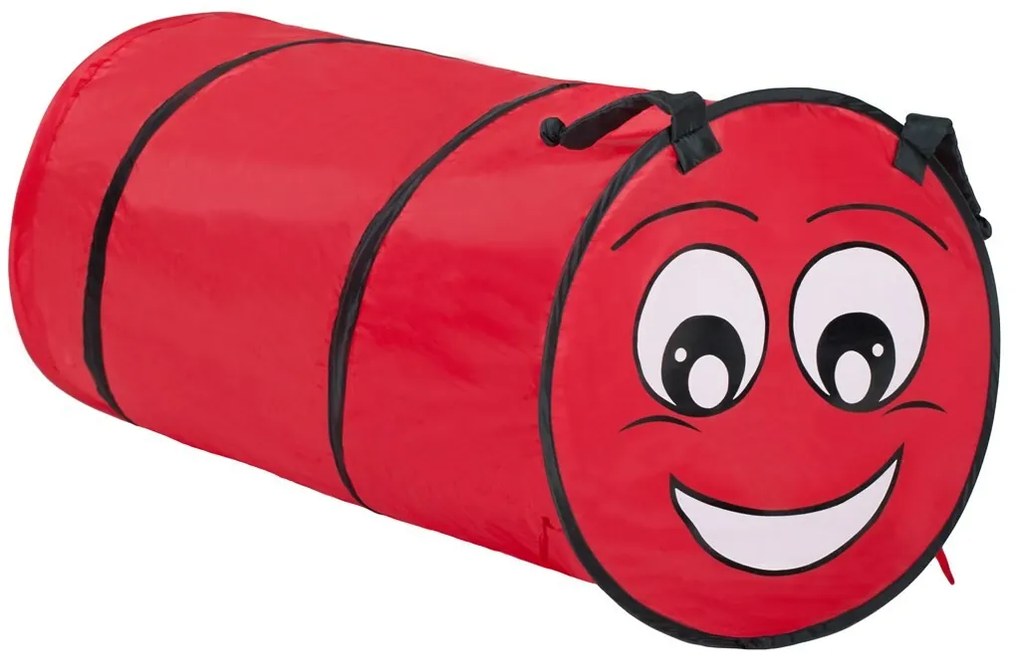 Baby Mix Detský stan s tunelom Lienka červená, 170 x 112 x 94 cm