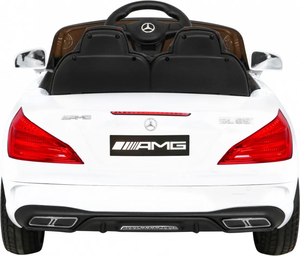 Ramiz Mercedes Benz AMG SL65 S elektrický pre deti Biely + diaľkové ovládanie