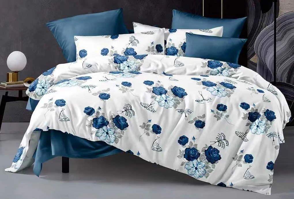 Obliečky Kvetinový vzor B Bavlna 7-dielna súprava