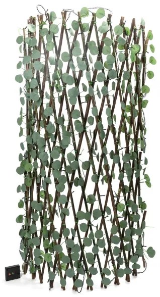 Aigostar - LED Solárna reťaz 148xLED/2x1,2m IP65 teplá biela eukalyptus