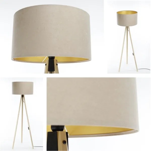 Stojacia lampa STANDART 1xE27/60W/230V béžová