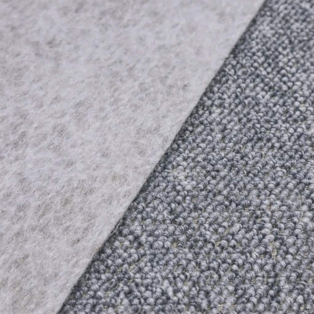 Spoltex, AKCIA: 110x200 cm Metrážny koberec Balance 73 sv.šedý, šíře, šedá, filc, chodba / predsieň