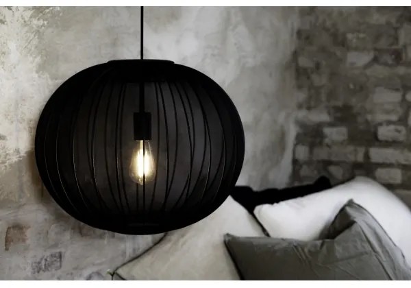 Markslöjd 108791 - Luster na lanku FORENCE 1xE27/40W/230V pr. 50 cm čierna