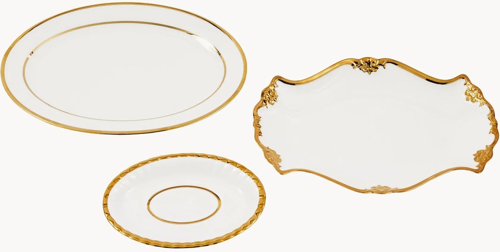 Porcelánová servírovacia'súprava Golden, 3 ks