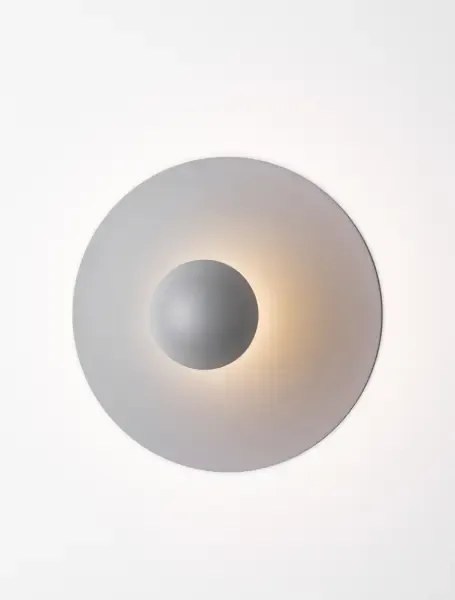 LED bluish šedé nástenné svietidlo Edem