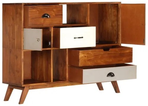 vidaXL Komoda z akáciového dreva 115x35x86 cm-