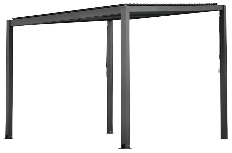 Pultová bioklimatická pergola s lamelami 3 x 3 M