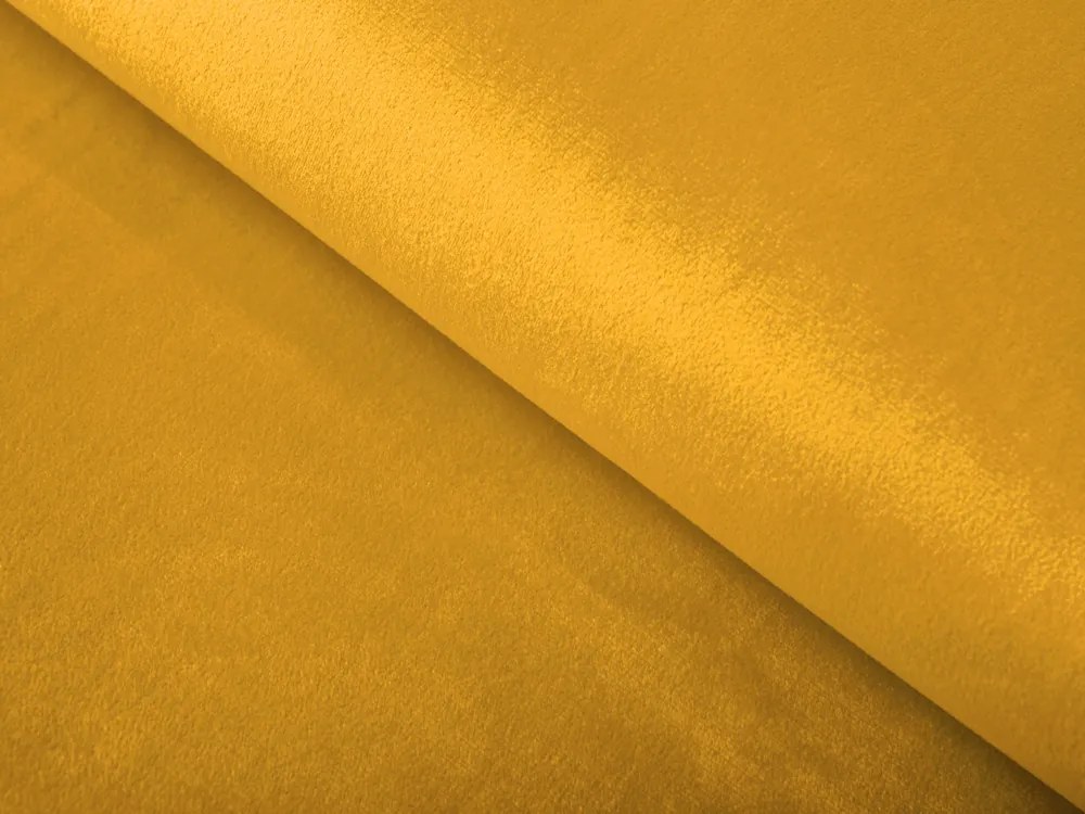 Biante Zamatový prehoz/behúň na posteľ Velvet Prémium SVP-037 Zlatisto oranžový 50x140 cm