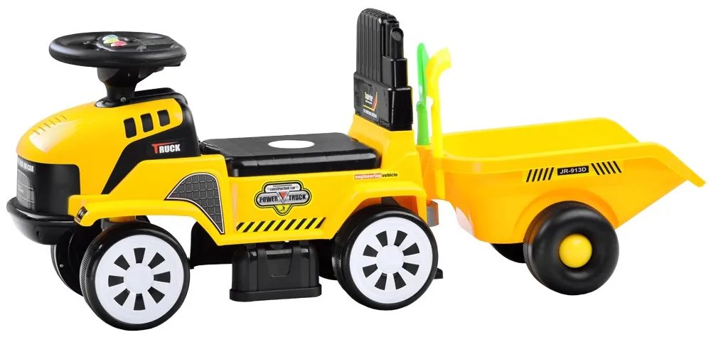 Traktor s prívesom Jokomisiada ZA3746 - žltý