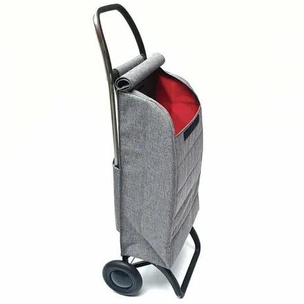 Rolser Nákupná taška na kolieskach Jolie Tweed RG2, sivá