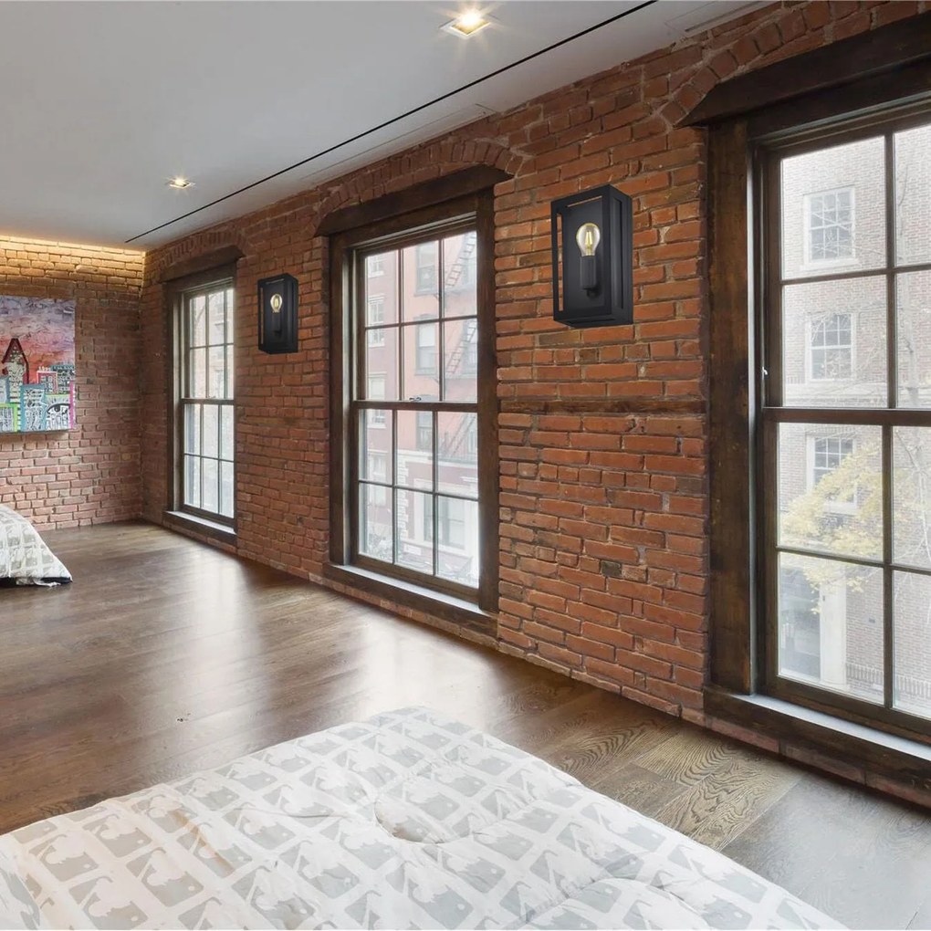 Toolight Toolight, nástenné svietidlo APP1304-1W, čierna, OSW-05184