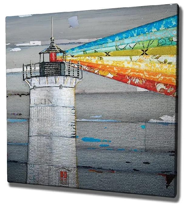 Nástenný obraz na plátne Lighthouse, 45 × 45 cm