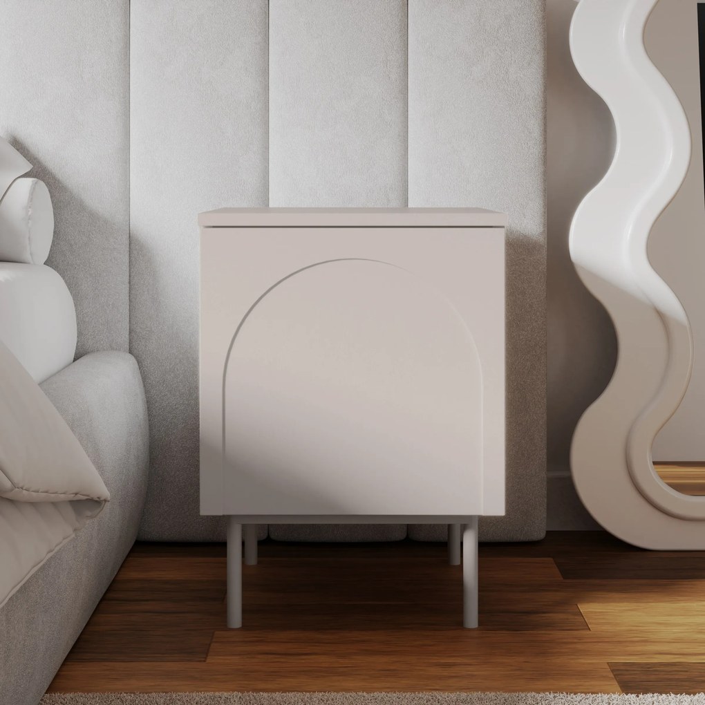 Noční stolek HELENE 40 cm kašmír