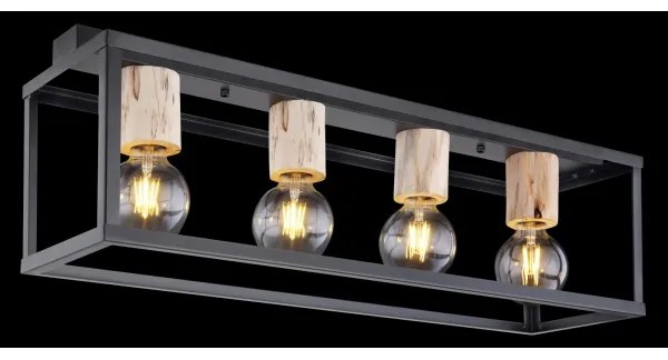 Globo 15476-4D - Stropné svietidlo HAGAR 4xE27/60W/230V