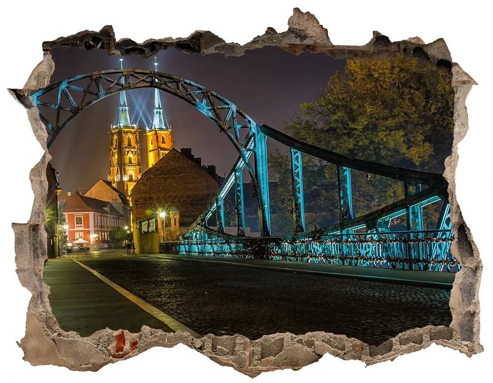 Fototapeta díra na zeď 3D Bridge of lovers nd-k-61583723