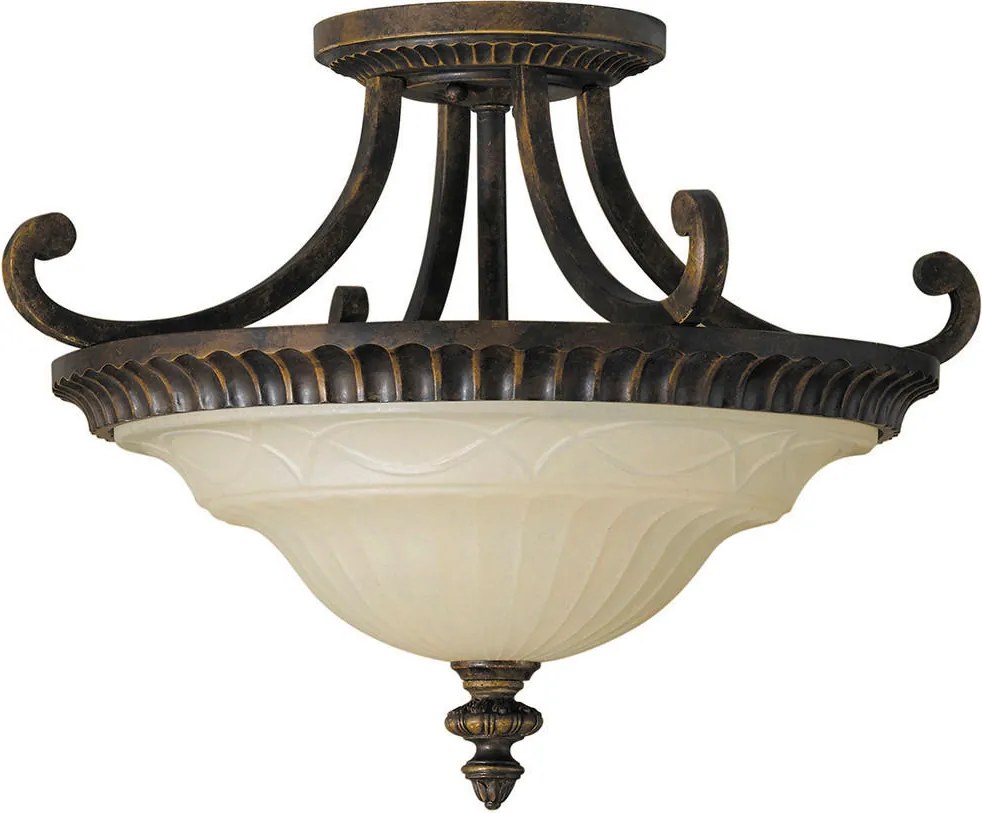 XXXLutz STROPNÉ SVIETIDLO, 43,8/43,8/34,3 cm Elstead Lighting - Online Only bytové doplnky - 009093077002
