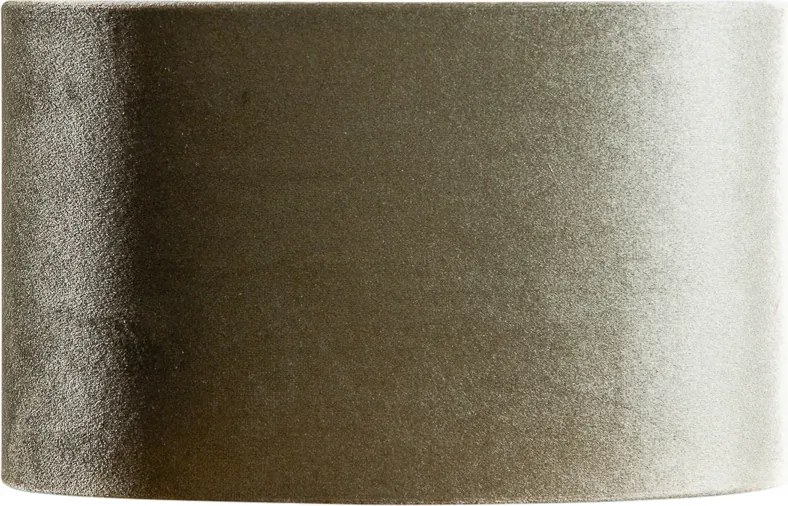 Zamatový tienidlo zelené so zlatým vnútorným oválnym 25/16/15