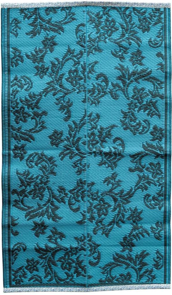 rice Plastový koberec Dusty Blue 150x90 cm