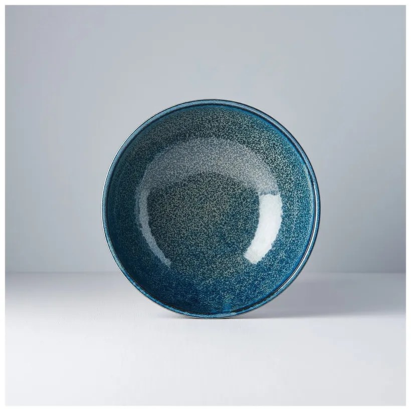 Modrá keramická miska Mij Indigo, ø 21 cm