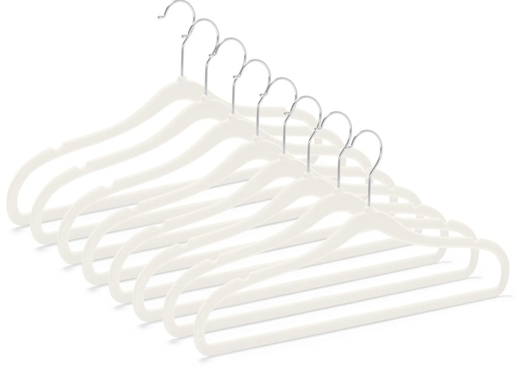Extra úzke vešiaky na šaty, 8 ks