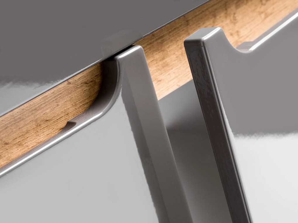 Kúpeľňová stojaci skrinka pod umývadlo BALI sivá 60 cm