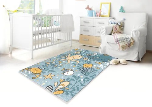 Koberce Breno Kusový koberec PASTEL KIDS 47/KVK, viacfarebná,120 x 170 cm