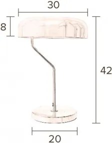 DUTCHBONE ECLIPSE stolová lampa Čierna