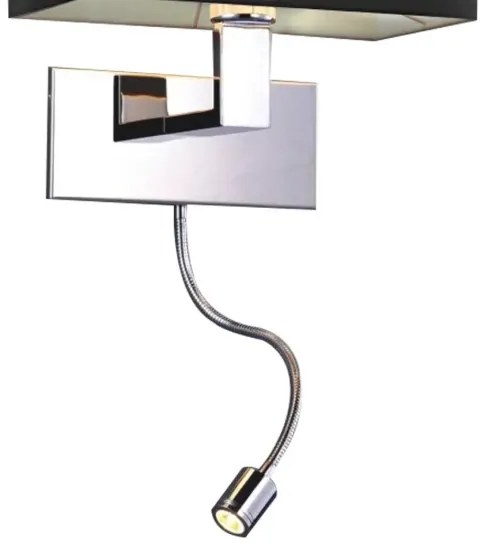 LED nástenné svietidlo Martens Led čierne