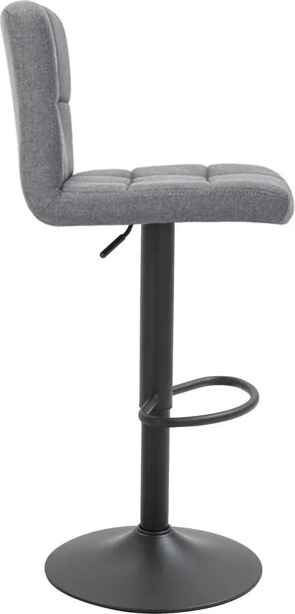 Barové stoličky s látkovým poťahom, 2 ks, rôzne farby- svetlosivé