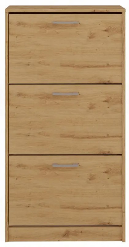 Botník (skrinka na topánky) Permanente 1 (dub artisan). Akcia -22%. Vlastná spoľahlivá doprava až k Vám domov. 1132589