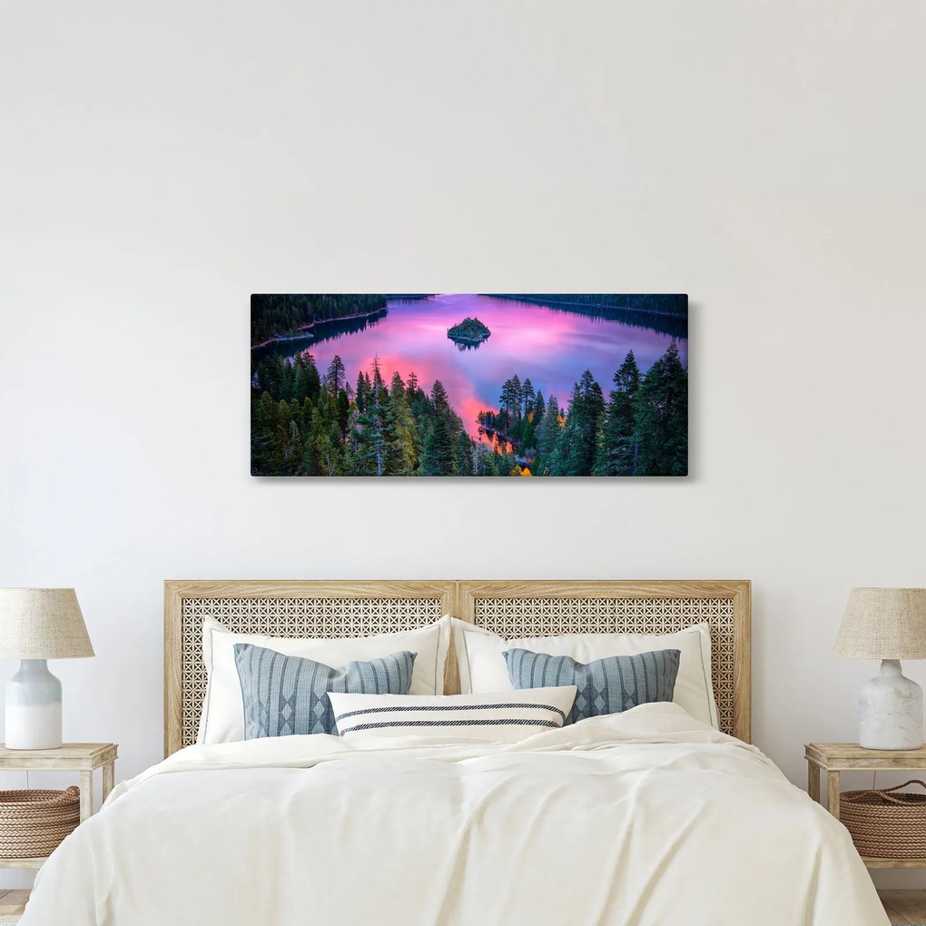 Obraz - Jazero Tahoe, Sierra Nevada, Kalifornia, USA (120x50 cm)