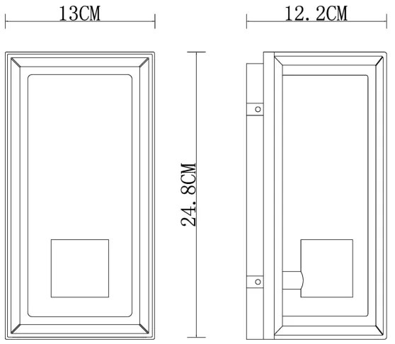 Globo 31982W - Vonkajšie nástenné svietidlo LOGANA 1xE27/60W/230V IP44 biela