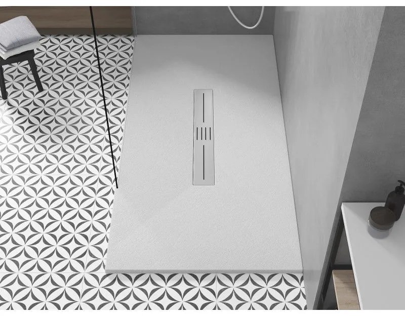 Mexen Toro, SMC obdĺžniková sprchová vanička 170 x 70 cm, biela, 43107017