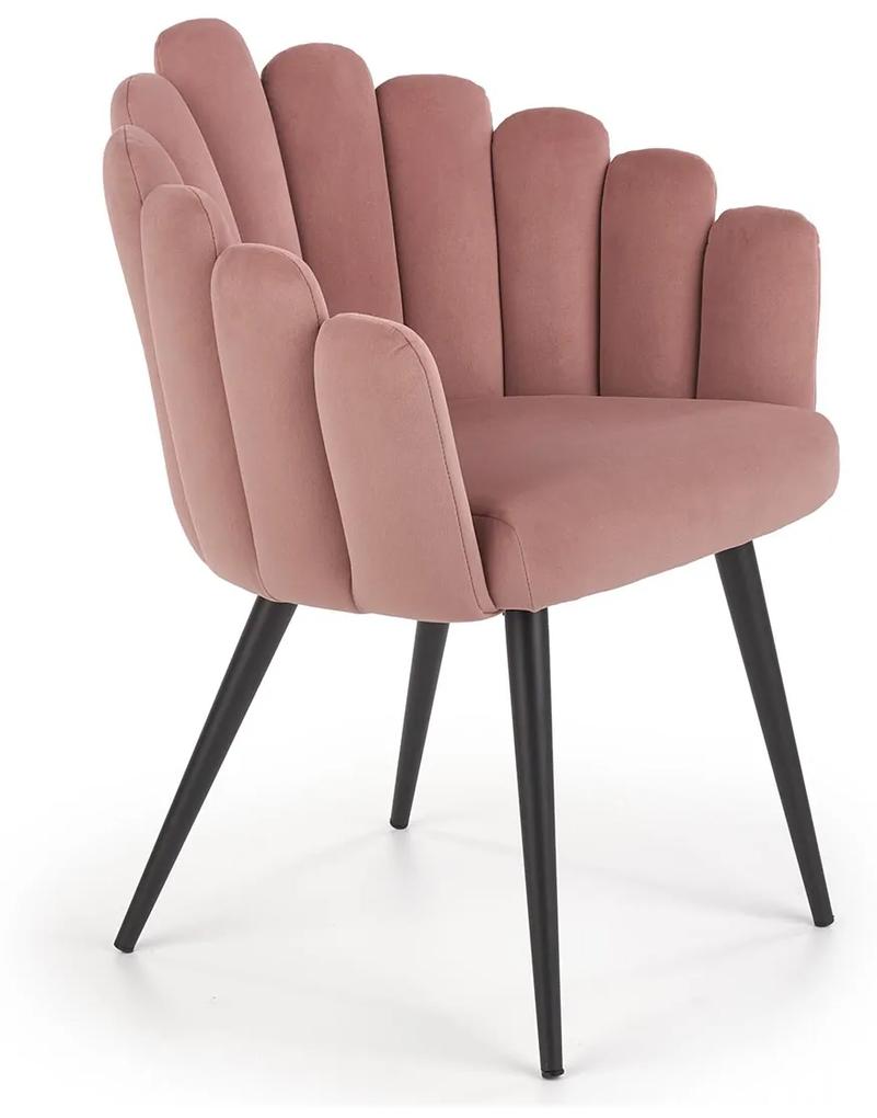 Jedálenská stolička: HALMAR K410 Ružová