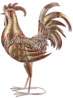 Kohút 53 cm - kovová záhradná dekorácia