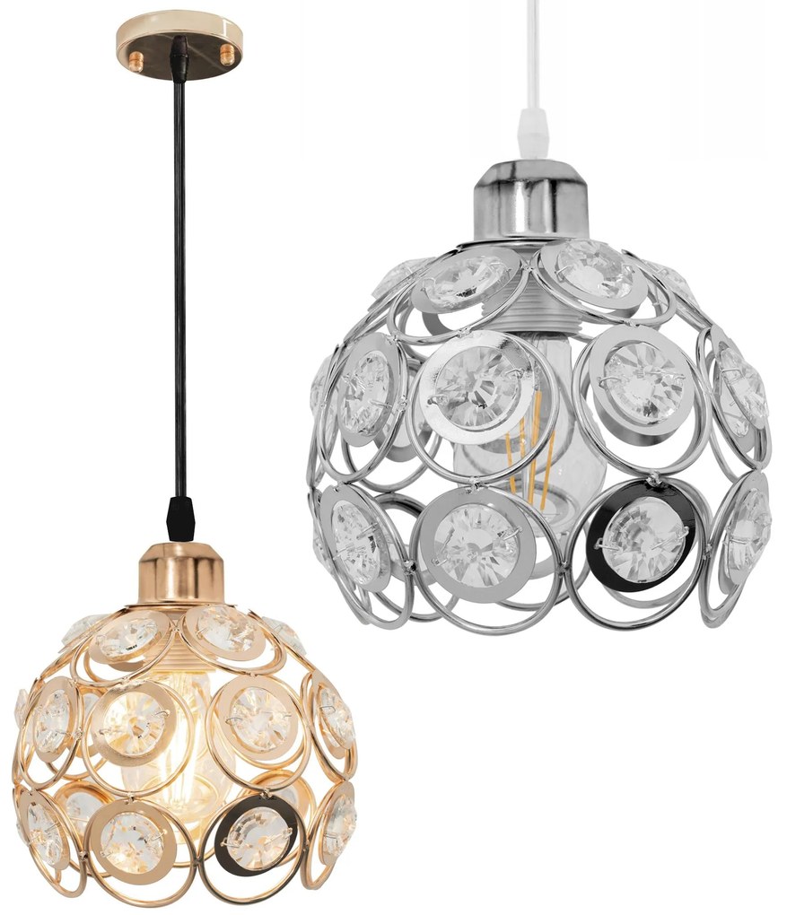 Toolight - Elegantné stropné svietidlo 1xE27 APP208, zlatá, OSW-00403