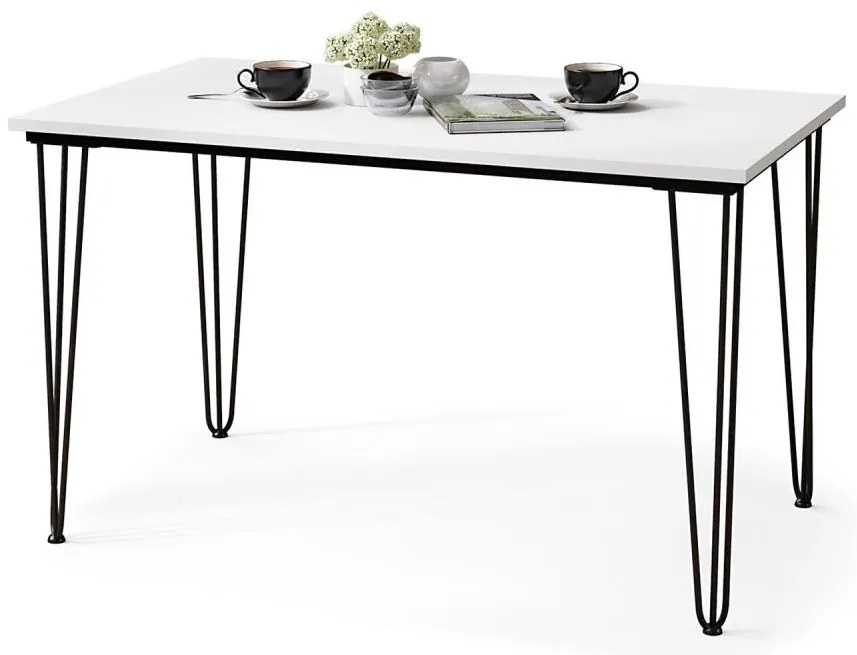 Jedálenský stôl HALIJA biely