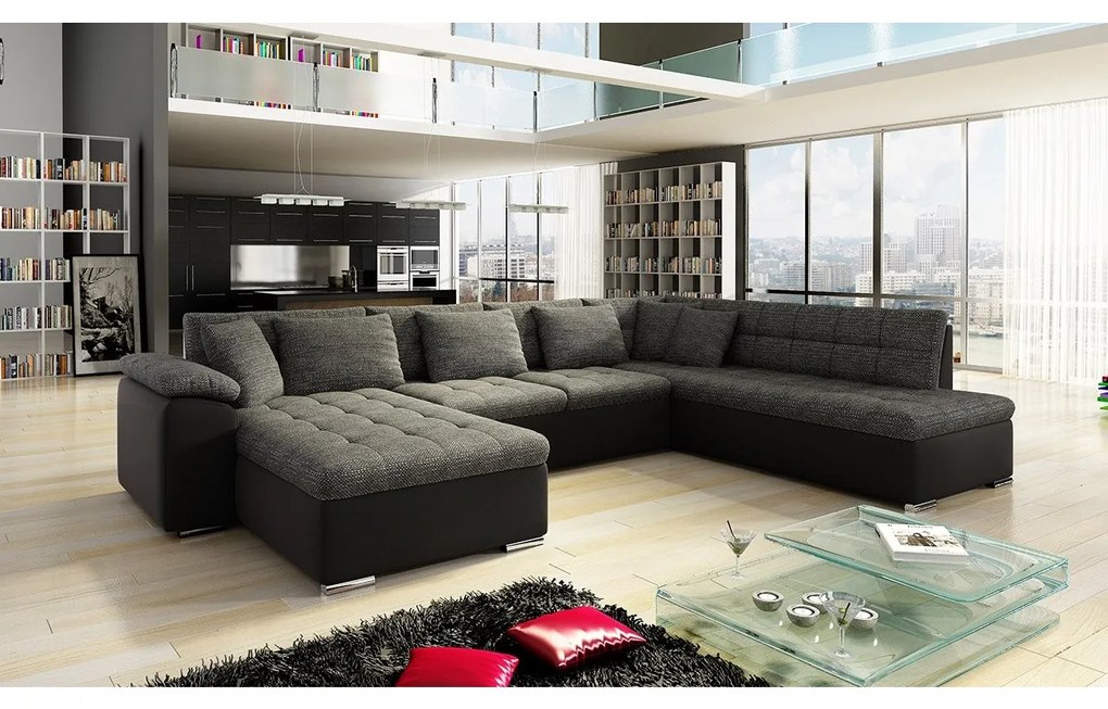 Rohová sedačka Tony s funkciou spania, Dostupné poťahy: Nazar 225.02, Strana: Ľavá - U