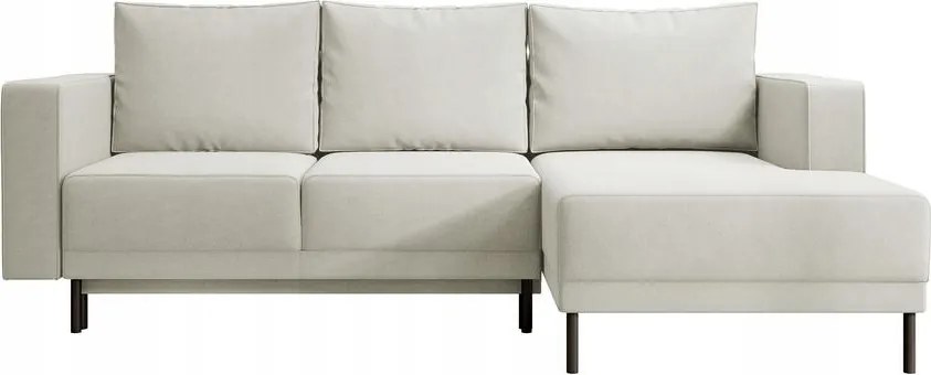 Rohová sedacia súprava Rodriguez mini (p) (béžová čierna)