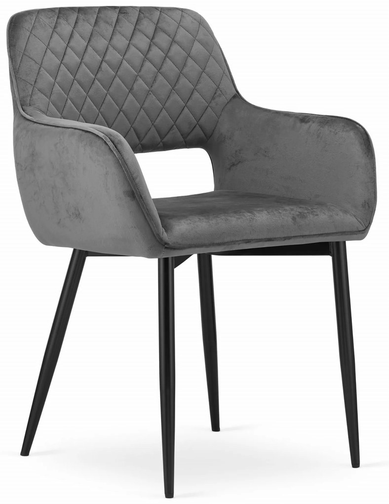 Kreslo AMALFI - tmavosivý zamat x 1 9401 71 00 00
