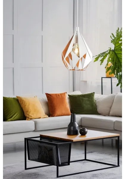 Eglo 43001 - Luster na lanku CARLTON 1xE27/60W/230V