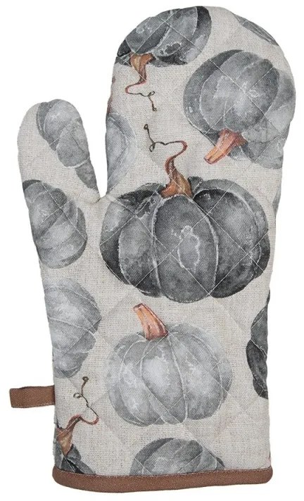 Bavlnená chňapka - rukavice s tekvicami Country Style Pumpkin - 18*30 cm