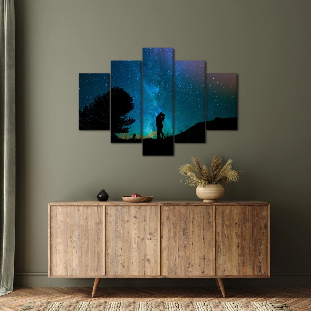 Obraz - Stretnutie pod hviezdami (150x105 cm)