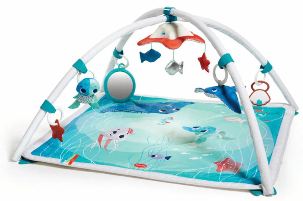 Interaktívna hracia deka s hrazdou Tiny Love, 2v1 Gymini Treasure The Oceán