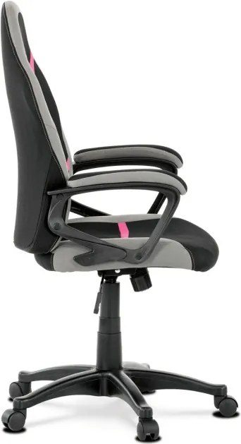 Detská otočná stolička ružová KA-L611 PINK