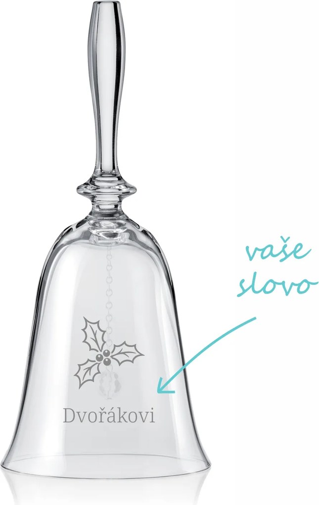 Pieskovaný zvonček Cezmína 18 cm