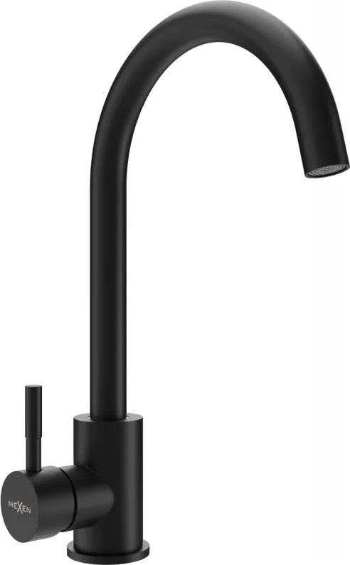 Mexen Foggia kuchynská batéria, čierna - 671800-70
