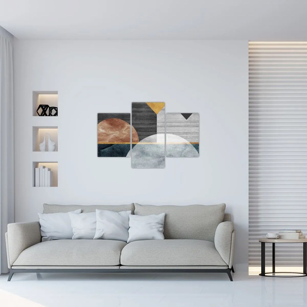 Obraz - Tvary a textúry (90x60 cm)